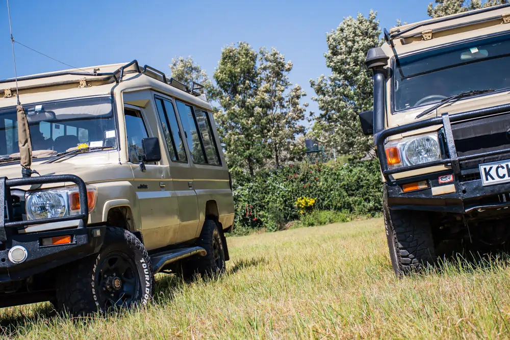 Land Cruiser on Safari
